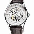 Oris Oris Artelier 01 734 7721 4051-07 5 21 65FC  01 734 7721 4051-07 5 21 65FC механические мужские часы серебристый циферблат, браслет кожаный — вид спереди